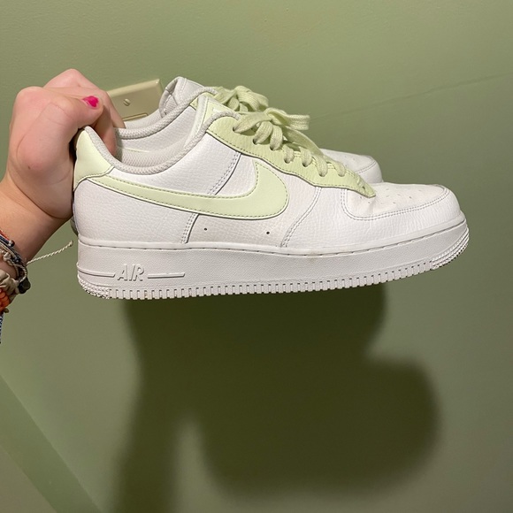 Nike Shoes - green swoosh nike air force ones womens size 9.5